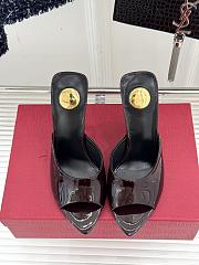 YSL Romy Mules In Patent Leather 9cm - 2