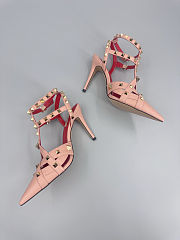 Valentino Garavani 100mm studdy kidskin pumps  - 4