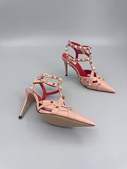 Valentino Garavani 100mm studdy kidskin pumps  - 3