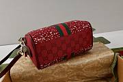 Gucci Ophidia crystals small boston bag 21x13x11cm - 5