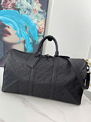 Louis Vuitton Keepall 50 Black 50×29×23cm - 1