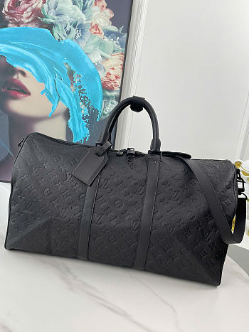 Louis Vuitton Keepall 50 Black 50×29×23cm