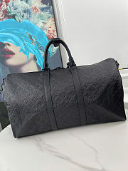Louis Vuitton Keepall 50 Black 50×29×23cm - 3