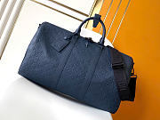 Louis Vuitton Keepall 50 Navy Blue 50x29x23cm - 2