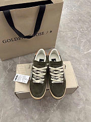 Golden Goose Ball Star Sneakers Army Green - 4