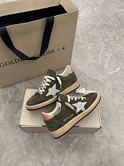 Golden Goose Ball Star Sneakers Army Green - 3