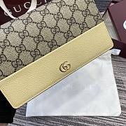 Gucci Marmont bi-colour wallet on chain light yellow 20x12.5x4cm - 5