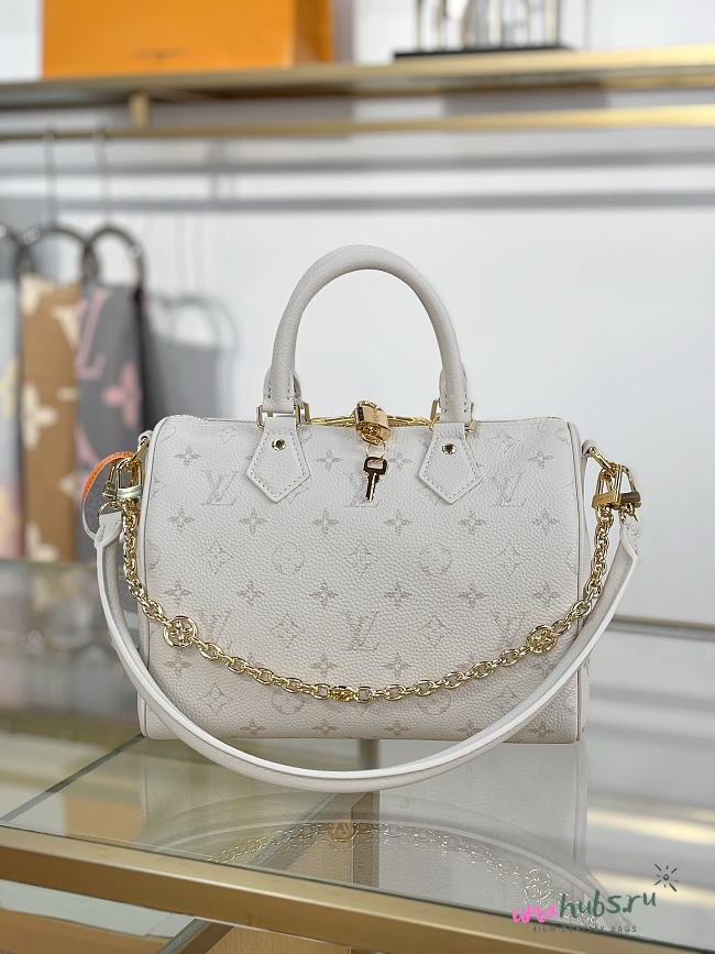Louis Vuitton Speedy 25 White Bag 25x18x13cm - 1
