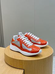 Prada America's Cup Orange Sneakers - 1
