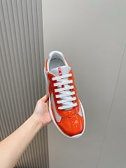 Prada America's Cup Orange Sneakers - 4