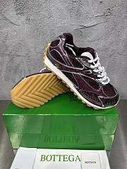 Bottega Veneta Orbit Burgundy Sneakers - 4