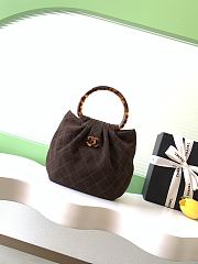 Chanel 26c Brown Suede 24x18x12cm - 1