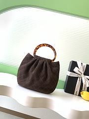 Chanel 26c Brown Suede 24x18x12cm - 2