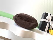 Chanel 26c Brown Suede 24x18x12cm - 3