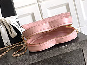 Chanel New Heart Shaped Bag Pink Lambskin 18x19x5.5cm - 4