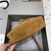 Balenciaga Le Cagole Bag Brown Suede 26x12x6cm - 3