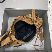 Balenciaga Le Cagole Bag Brown Suede 26x12x6cm - 2