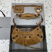 Balenciaga Le Cagole Bag Brown Suede 33x16x8cm - 1