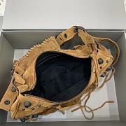 Balenciaga Le Cagole Bag Brown Suede 33x16x8cm - 2