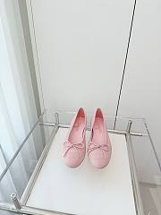 Chanel Ballerina Flats Pink Suede - 1