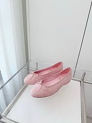 Chanel Ballerina Flats Pink Suede - 2