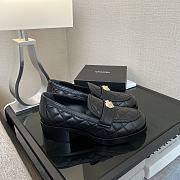 Chanel Lambskin Quilted CC Heart Loafers  - 4