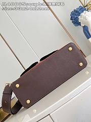 Louis Vuitton Capucines MM Souple Suede 33x24x12cm - 5