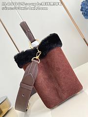 Louis Vuitton Capucines MM Souple Suede 33x24x12cm - 3