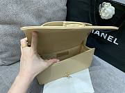 Chanel Medium Leboy Bag Beige Caviar Gold 25cm - 2