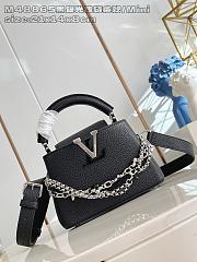 Louis Vuitton Mini Capucines Black 21x14x8cm - 1