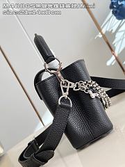 Louis Vuitton Mini Capucines Black 21x14x8cm - 5
