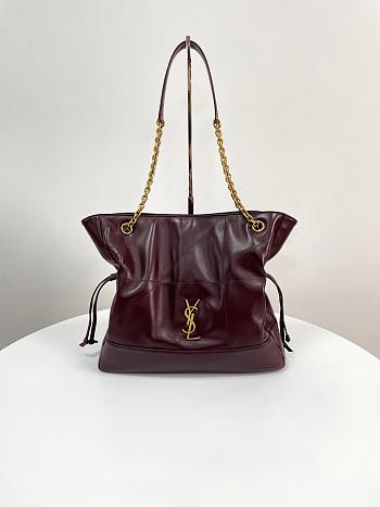YSL Jamie 4.3 Pochon Burgundy 35x35x10cm