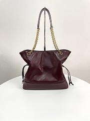 YSL Jamie 4.3 Pochon Burgundy 35x35x10cm - 3