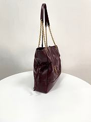 YSL Jamie 4.3 Pochon Burgundy 35x35x10cm - 2