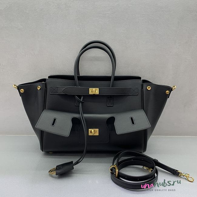 Balenciaga Bel Air Bag Black 30x10x24cm - 1