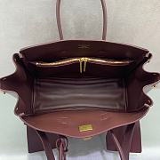Balenciaga Bel Air Bag Burgundy 30x10x24cm - 3