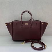 Balenciaga Bel Air Bag Burgundy 30x10x24cm - 2