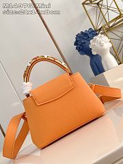 Louis Vuitton Mini Capucines Orange 21x14x8cm - 5