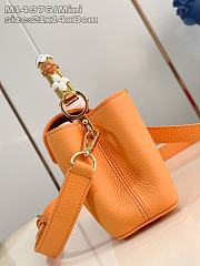 Louis Vuitton Mini Capucines Orange 21x14x8cm - 3