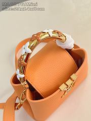 Louis Vuitton Mini Capucines Orange 21x14x8cm - 2