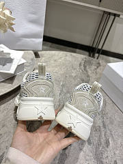 Dior Vibe-sneaker Chambray blauwe jacquard sneaker - 4