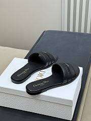 Dior Dway Slide Black Grained Calfskin - 4
