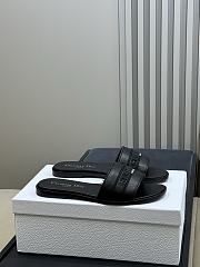 Dior Dway Slide Black Grained Calfskin - 2