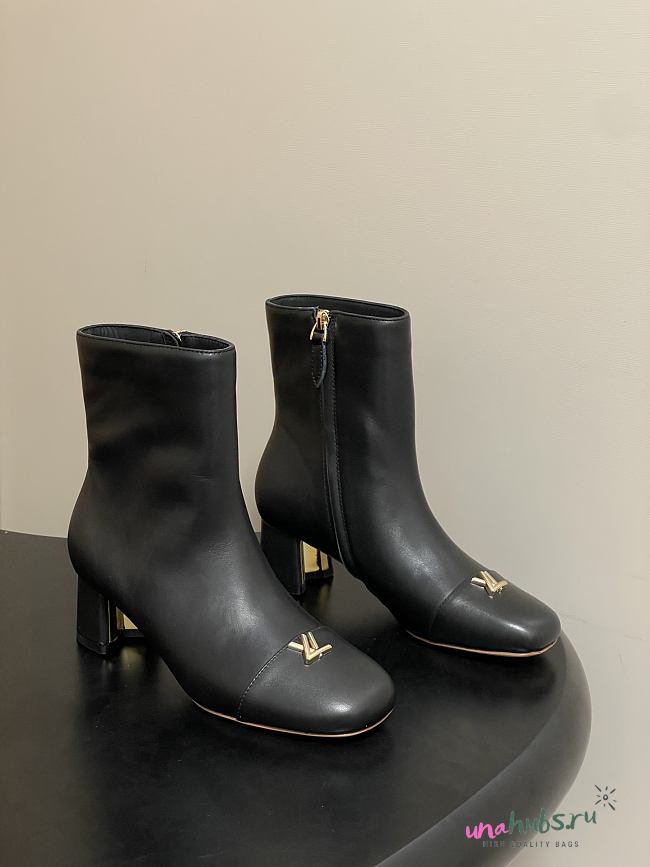 Louis Vuitton Swing Ankle Black Boot 5.5cm - 1