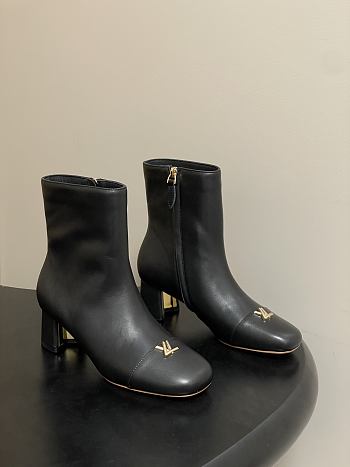 Louis Vuitton Swing Ankle Black Boot 5.5cm