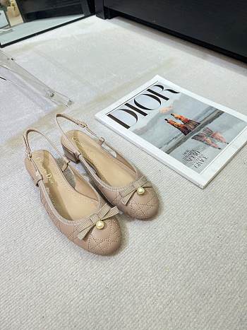 Dior Ballet Slingback Pump Nude