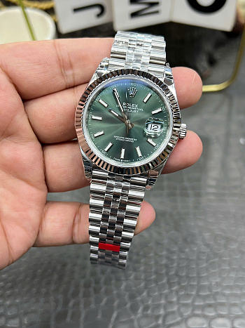 Rolex Datejust Green Watch