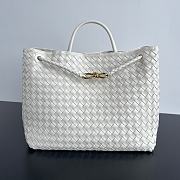 Bottega Veneta Andiamo White Tote - 43x33x20cm - 1