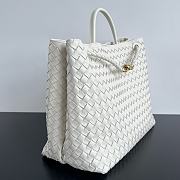 Bottega Veneta Andiamo White Tote - 43x33x20cm - 4