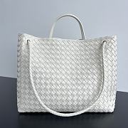 Bottega Veneta Andiamo White Tote - 43x33x20cm - 3